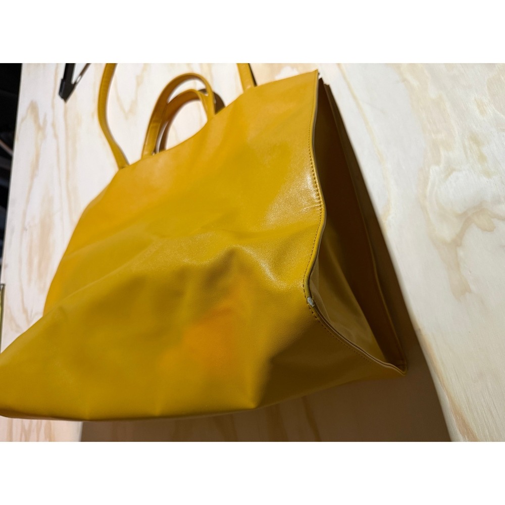 Telfar Shopping Bag Yellow Medium Tote‎ Leather - Picture 3 of 8